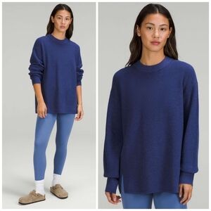 Lululemon Merino Wool-Blend Ribbed Crewneck Sweater